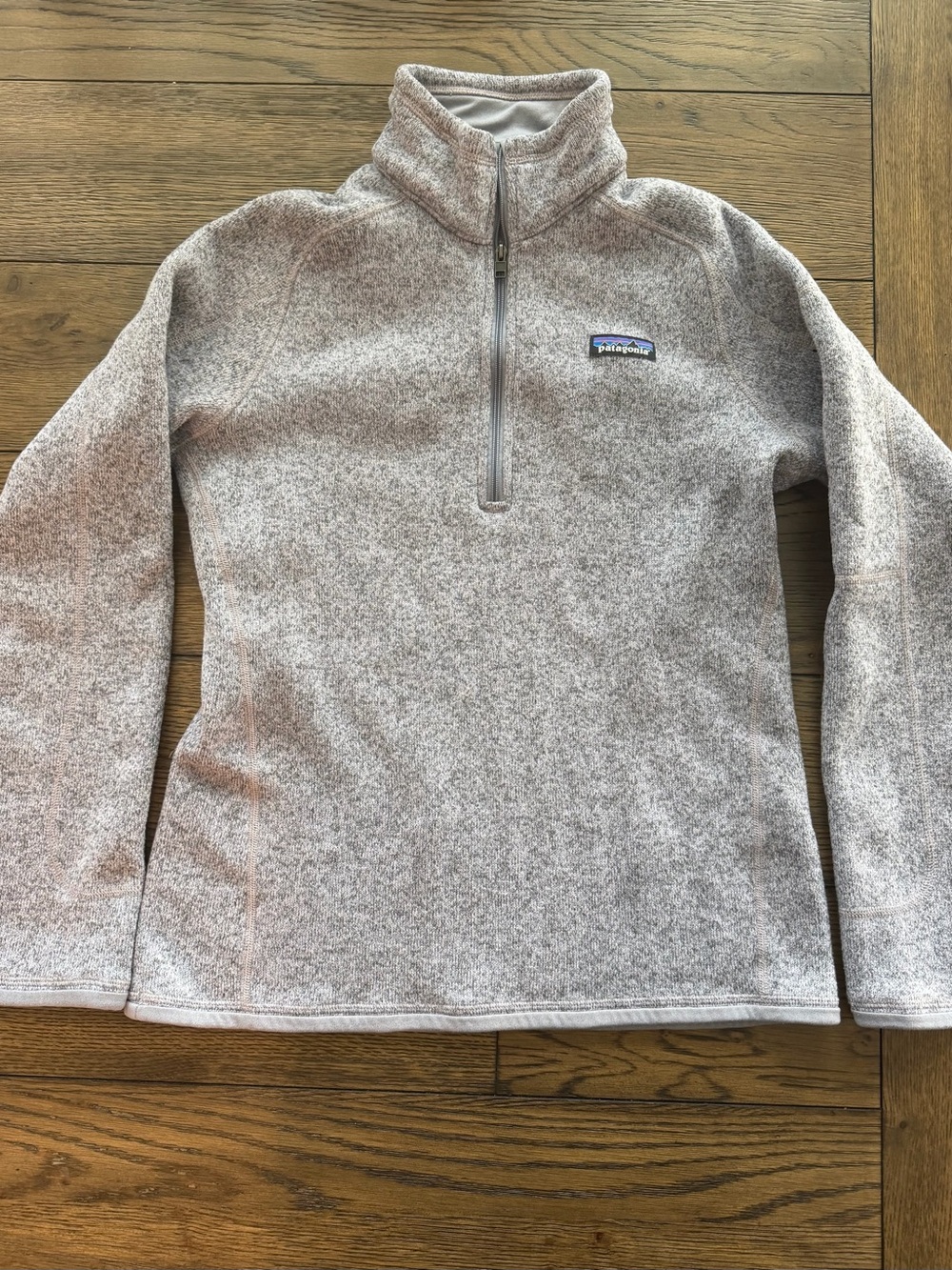 Patagonia Women’s Quarter-Zip Fleece - Light Heather Smokey Violet Gray medium